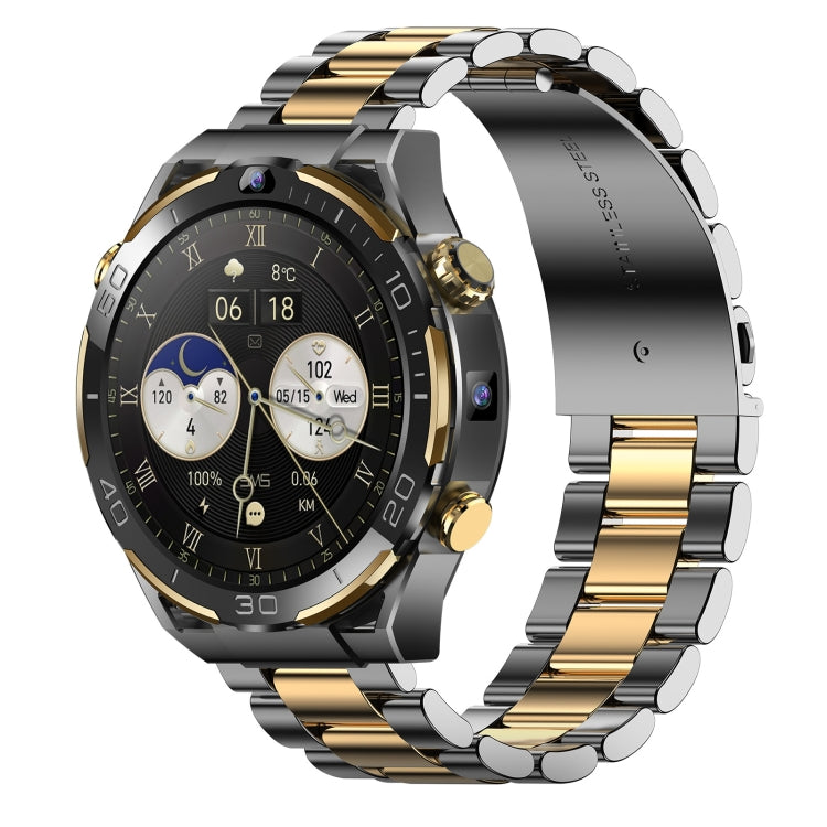 T7 1.508 inch 4G LTE Android 10 Smart Watch, 6GB+128GB, MTK6762 Octa Core, Support Heart Rate / Blood Oxygen(Gold) - Smart Watches by PMC TechLife | Online Shopping South Africa | PMC TechLife | Buy Now Pay Later Mobicred