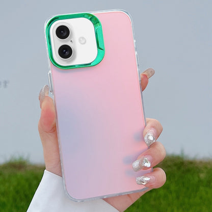 For iPhone 16 Plus Color Plating Discoloration PC Phone Case(Green) - iPhone 16 Plus Cases by PMC Jewellery | Online Shopping South Africa | PMC Jewellery | Buy Now Pay Later Mobicred