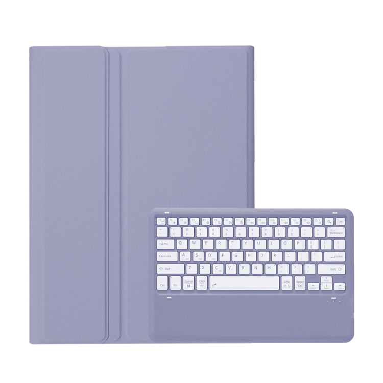 For Samsung Galaxy Tab S10 Ultra A910B Pen Slot Detachable Bluetooth Keyboard Leather Tablet Case(Purple) - free shipping - PMC Jewellery - Order now!