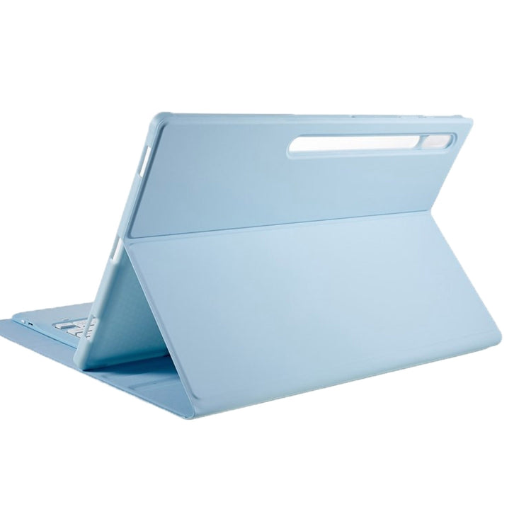 For Samsung Galaxy Tab S10 Ultra A910B-A Touch Pad Detachable Bluetooth Keyboard Leather Tablet Case(Sky Blue) - Samsung Keyboard by PMC Jewellery | Online Shopping South Africa | PMC Jewellery | Buy Now Pay Later Mobicred