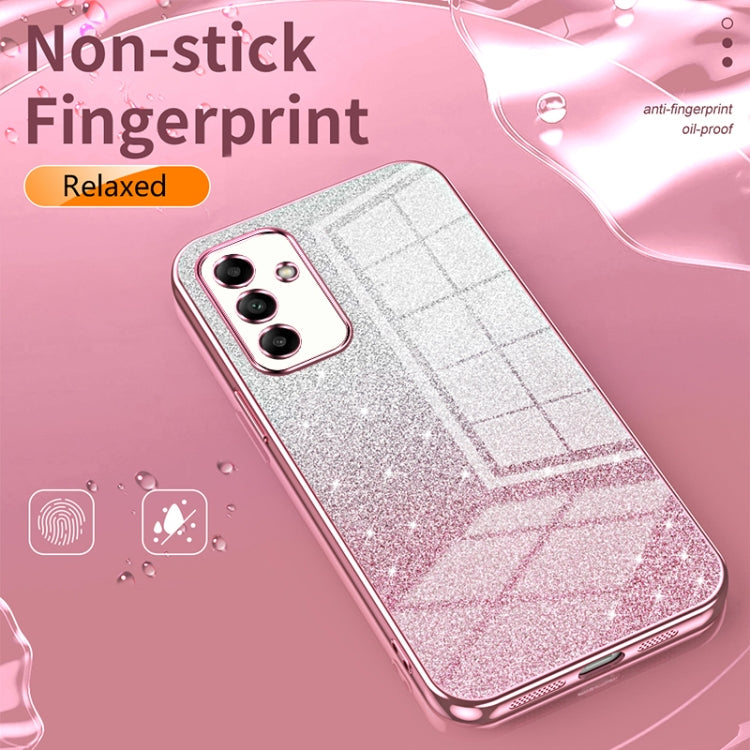 For Samsung Galaxy S25 Ultra 5G Gradient Glitter Powder Electroplated Phone Case(Gold) - Galaxy S25 Ultra 5G Cases by PMC Jewellery | Online Shopping South Africa | PMC Jewellery | Buy Now Pay Later Mobicred