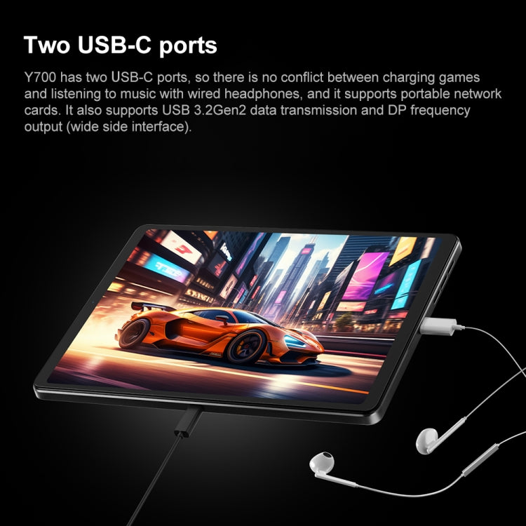 Lenovo LEGION Y700 2025 8.8 inch WiFi Gaming Tablet, 12GB+256GB, Android 14, Qualcomm Snapdragon 8 Gen3 Octa Core(Black) - free shipping - PMc TechLife - Order now!
