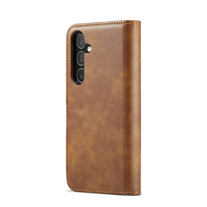 For Samsung Galaxy S24 FE 5G DG.MING Crazy Horse Texture Detachable Magnetic Leather Case(Brown) - Galaxy S24 FE 5G Cases by DG.MING | Online Shopping South Africa | PMC Jewellery | Buy Now Pay Later Mobicred