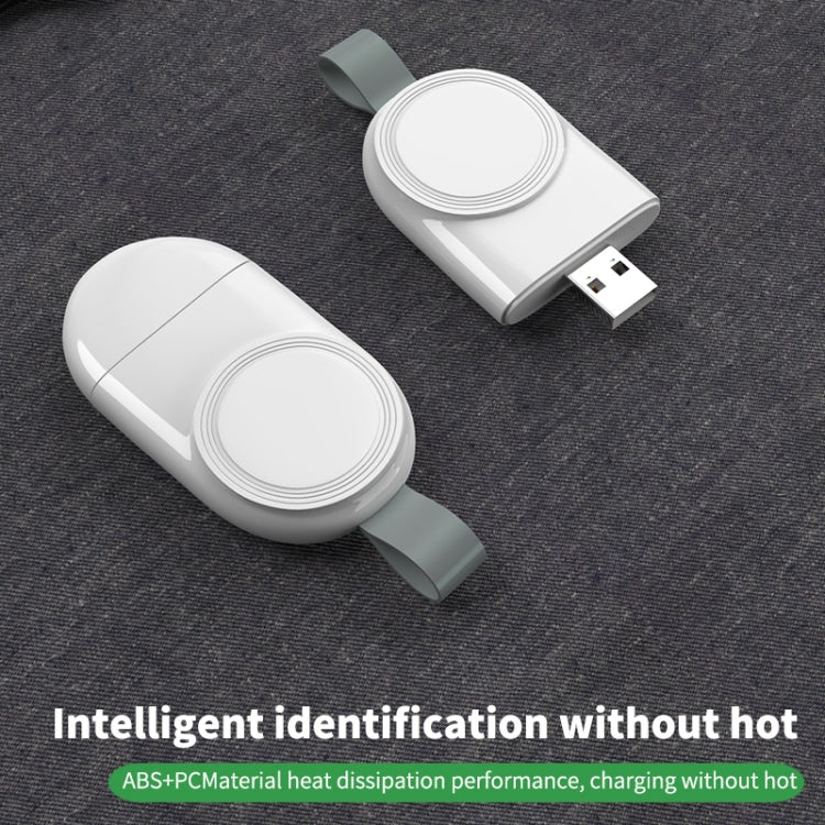 For Apple Watch Series 847 Magnetic Wireless Charger(White) - Charger / Holder by PMC TechLife | Online Shopping South Africa | PMC TechLife | Buy Now Pay Later Mobicred