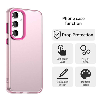 For Samsung Galaxy S25+ 5G Candy PC Hybrid TPU Shockproof Phone Case(Red) - Galaxy S25+ 5G Cases by PMC Jewellery | Online Shopping South Africa | PMC Jewellery | Buy Now Pay Later Mobicred