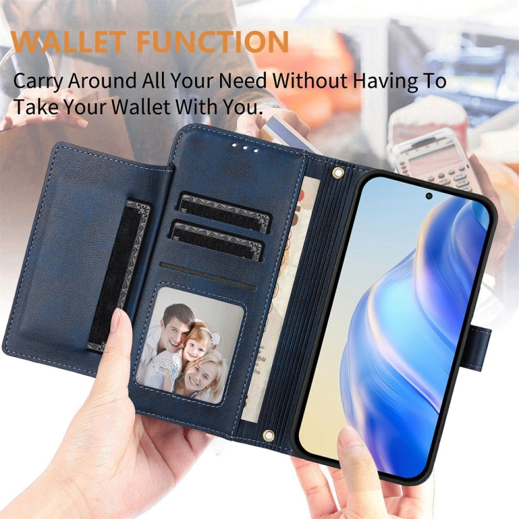 For Ulefone Note 14 Multi-Card Slots Zipper Wallet Leather Phone Case(Blue) - Ulefone Cases by PMC Jewellery | Online Shopping South Africa | PMC Jewellery | Buy Now Pay Later Mobicred