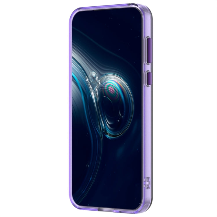 For Huawei Pura 70 Candy PC Hybrid TPU Shockproof Phone Case(Purple) - Huawei Cases by PMC Jewellery | Online Shopping South Africa | PMC Jewellery | Buy Now Pay Later Mobicred