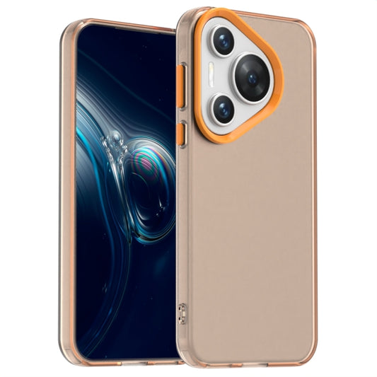 For Huawei Pura 70 Pro Candy PC Hybrid TPU Shockproof Phone Case(Orange) - Huawei Cases by PMC Jewellery | Online Shopping South Africa | PMC Jewellery | Buy Now Pay Later Mobicred