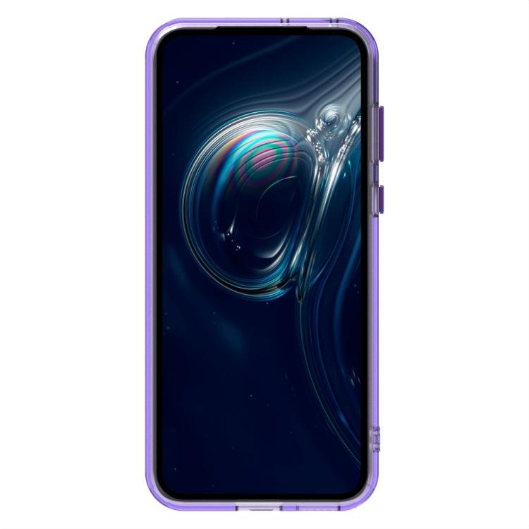 For Huawei Pura 70 Ultra Candy PC Hybrid TPU Shockproof Phone Case(Purple) - Huawei Cases by PMC Jewellery | Online Shopping South Africa | PMC Jewellery | Buy Now Pay Later Mobicred