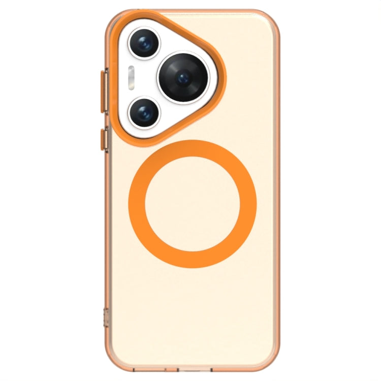 For Huawei Pura 70 Candy Magsafe PC Hybrid TPU Phone Case(Orange) - Huawei Cases by PMC Jewellery | Online Shopping South Africa | PMC Jewellery | Buy Now Pay Later Mobicred