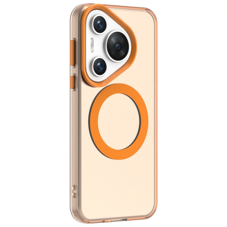 For Huawei Pura 70 Candy Magsafe PC Hybrid TPU Phone Case(Orange) - Huawei Cases by PMC Jewellery | Online Shopping South Africa | PMC Jewellery | Buy Now Pay Later Mobicred