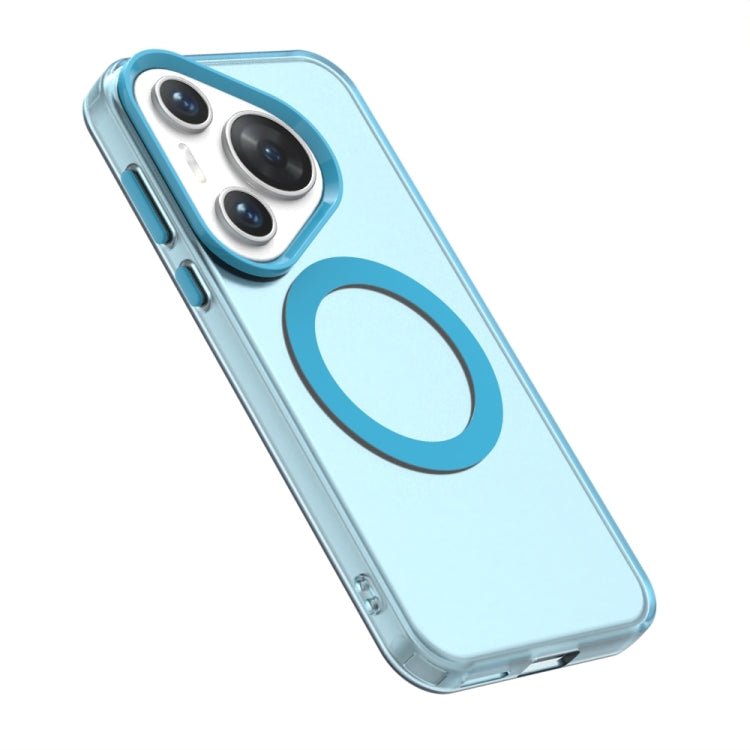 For Huawei Pura 70 Pro+ Candy Magsafe PC Hybrid TPU Phone Case(Blue) - Huawei Cases by PMC Jewellery | Online Shopping South Africa | PMC Jewellery | Buy Now Pay Later Mobicred