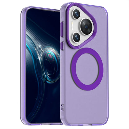 For Huawei Pura 70 Pro+ Candy Magsafe PC Hybrid TPU Phone Case(Purple) - Huawei Cases by PMC Jewellery | Online Shopping South Africa | PMC Jewellery | Buy Now Pay Later Mobicred