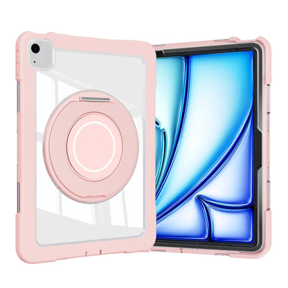 For iPad Air 11 2024 / Air 10.9 2022 Crystal Armor PC Hybrid TPU Tablet Case(Pink) - iPad Air 11 2024 Cases by PMC Jewellery | Online Shopping South Africa | PMC Jewellery | Buy Now Pay Later Mobicred