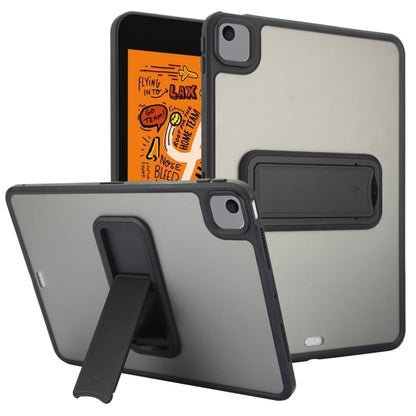 For iPad mini 5 / 4 7.9 inch Skin Feel Holder PC Hybrid TPU Tablet Case(Black) - iPad mini (2019) / mini 5 Cases by PMC Jewellery | Online Shopping South Africa | PMC Jewellery | Buy Now Pay Later Mobicred