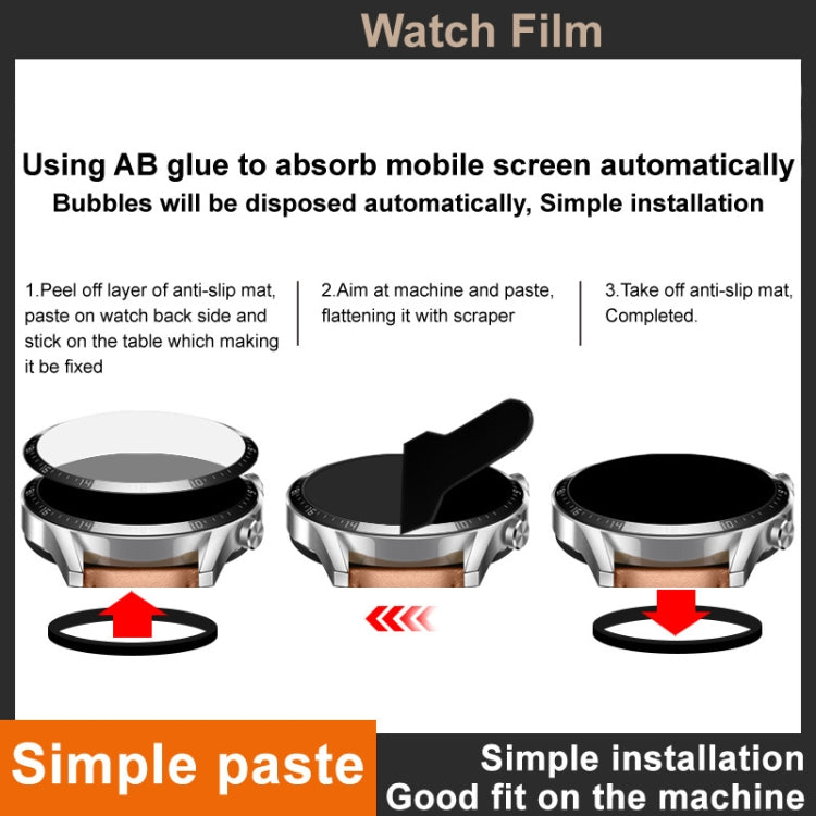 For Huawei Watch GT 5 Pro 46mm imak Tempered Glass Watch Film, Colourful Version - free shipping - PMC TechLife - Order now!