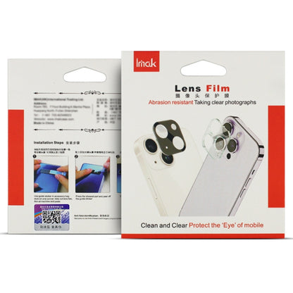 For vivo X200 IMAK Rear Camera Lens Glass Film Black Version - For Vivo by imak | Online Shopping South Africa | PMC Jewellery | Buy Now Pay Later Mobicred