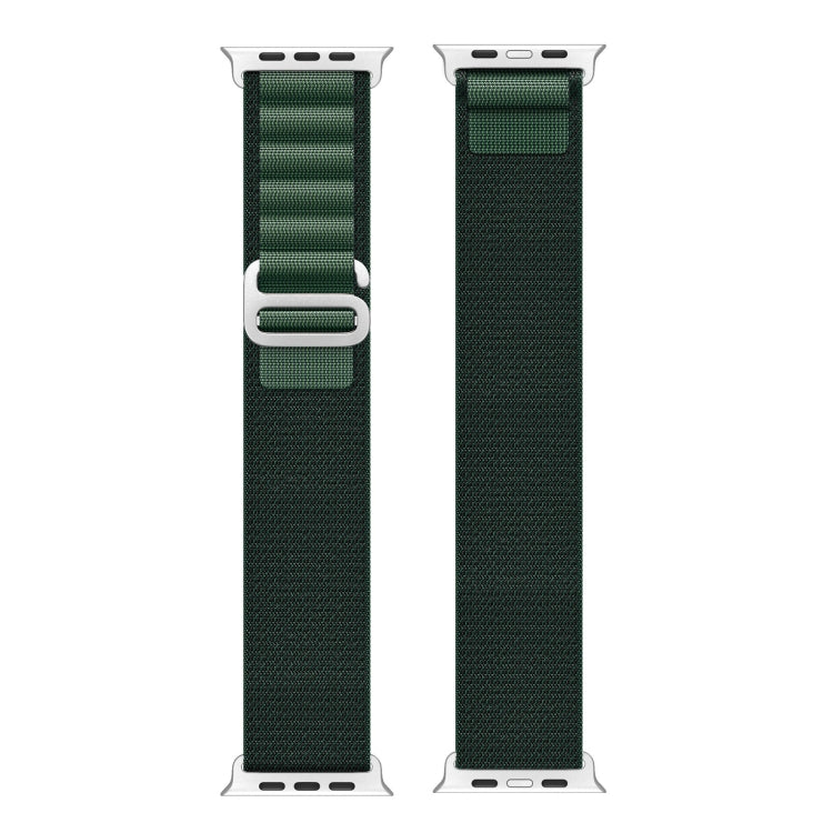 For Apple Watch 42mm / 41mm / 40mm / 38mm DUX DUCIS GS Series Nylon Loop Watch Band(Dark Green) - Watch Bands by DUX DUCIS | Online Shopping South Africa | PMC TechLife | Buy Now Pay Later Mobicred