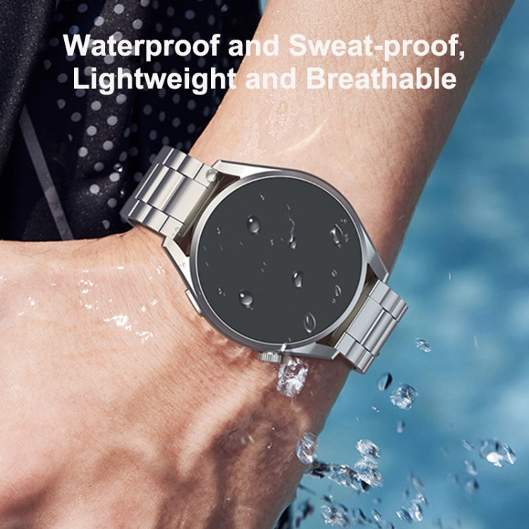 For Huawei Watch GT 5 / GT 4 46mm Button Style Three Beads Titanium Steel Quick Release Watch Band(Silver) - free shipping - PMC TechLife - Order now!