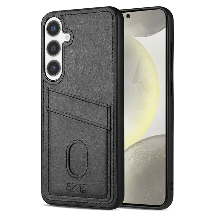 For Samsung Galaxy S24 5G AZNS K1 Series Card Slot Business Phone Case(Black) - free shipping - PMC Jewellery - Order now!