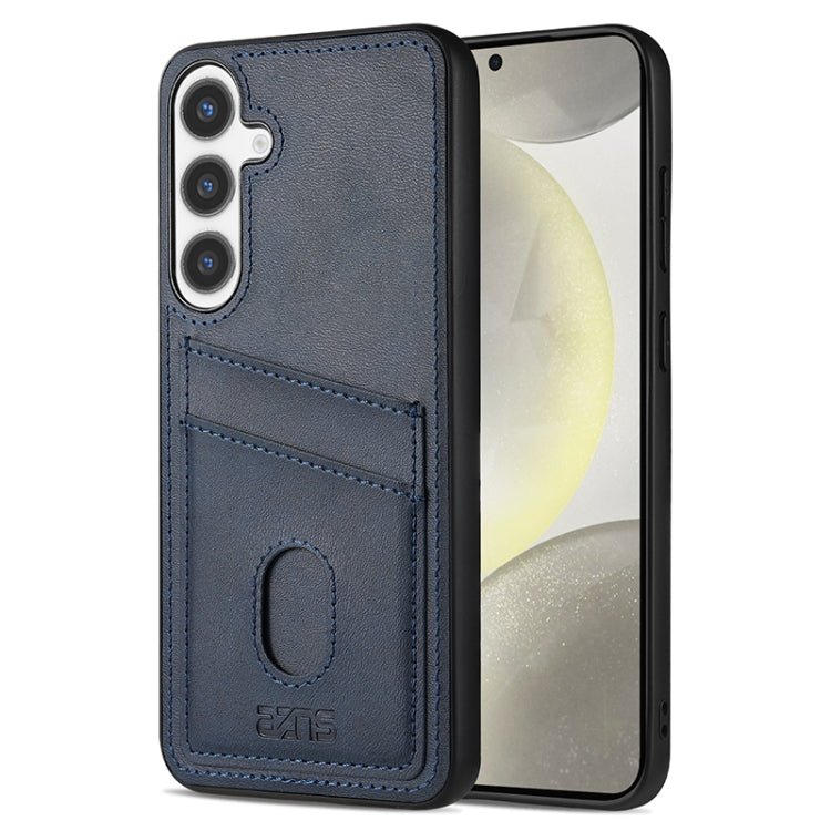 For Samsung Galaxy S24 5G AZNS K1 Series Card Slot Business Phone Case(Blue) - free shipping - PMC Jewellery - Order now!