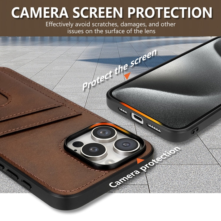 For iPhone 16 Pro Max AZNS K1 Series Card Slot Business Phone Case(Black) - free shipping - PMC Jewellery - Order now!