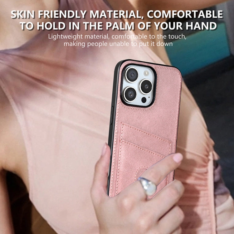 For iPhone 16 Pro Max AZNS K1 Series Card Slot Business Phone Case(Black) - free shipping - PMC Jewellery - Order now!