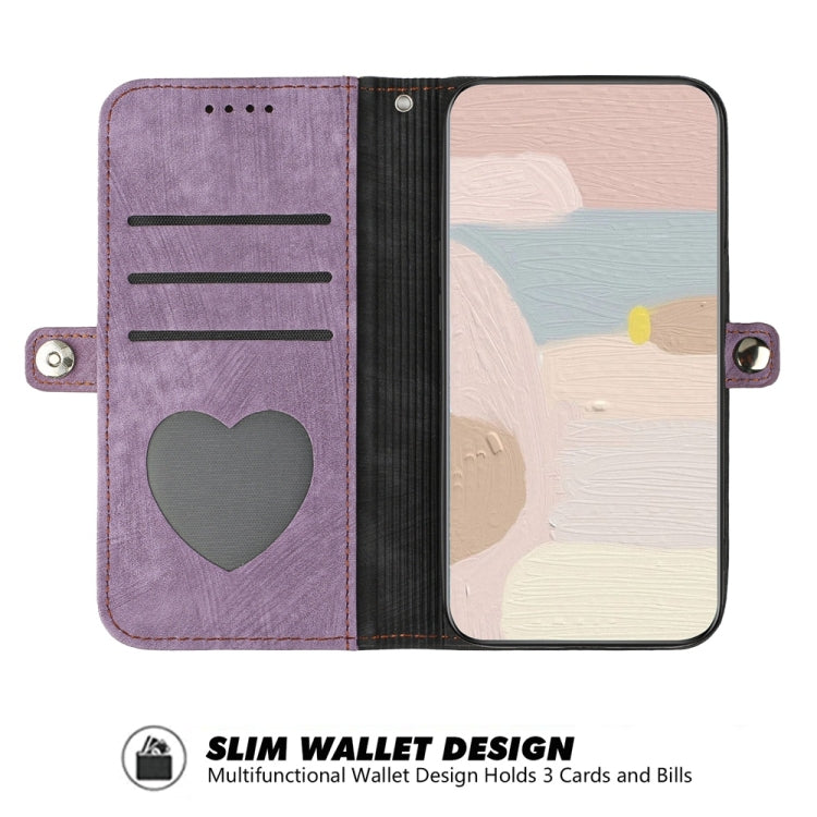 For Samsung Galaxy S25 Ultra 5G Side Buckle Double Fold Hand Strap Leather Phone Case(Purple) - Galaxy S25 Ultra 5G Cases by PMC TechLife | Online Shopping South Africa | PMC TechLife | Buy Now Pay Later Mobicred