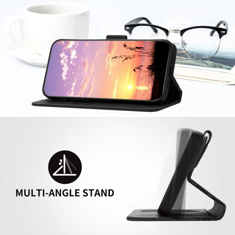 For Samsung Galaxy S25 5G YX0060 Elephant Head Embossed Phone Leather Case with Lanyard(Black) - Galaxy S25 5G Cases by PMC Jewellery | Online Shopping South Africa | PMC Jewellery | Buy Now Pay Later Mobicred