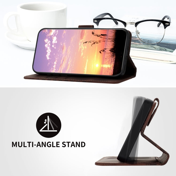 For Samsung Galaxy S25 Ultra 5G YX0060 Elephant Head Embossed Phone Leather Case with Lanyard(Coffee) - Galaxy S25 Ultra 5G Cases by PMC Jewellery | Online Shopping South Africa | PMC Jewellery | Buy Now Pay Later Mobicred