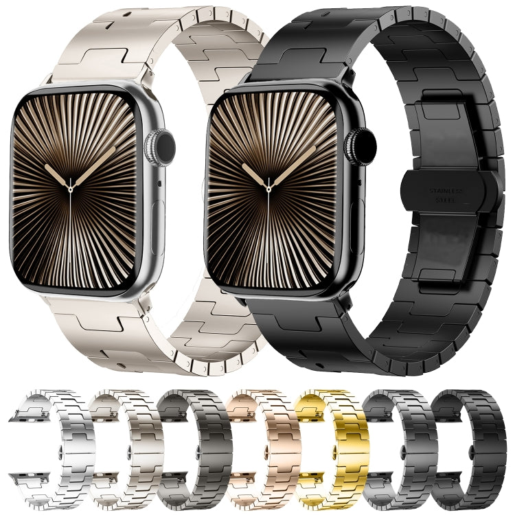 For Apple Watch 42mm / 41mm / 40mm / 38mm Side Release Stainless Steel Watch Band(Silver) - free shipping - PMC TechLife - Order now!