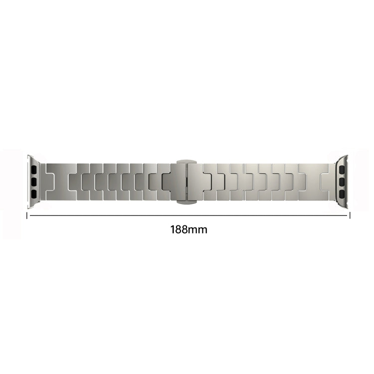 For Apple Watch 46mm / 49mm / 45mm / 44mm Side Release Stainless Steel Watch Band(Black) - free shipping - PMC TechLife - Order now!