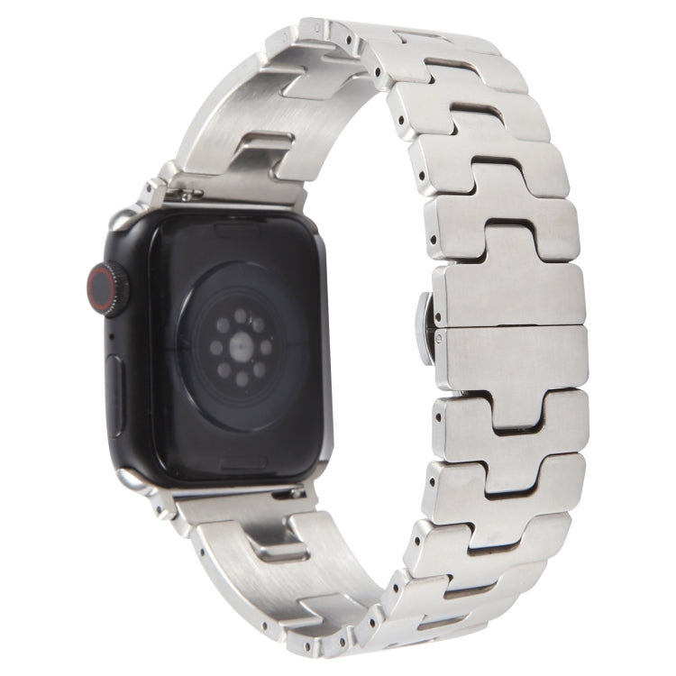 For Apple Watch 42mm / 41mm / 40mm / 38mm Quick Release Stainless Steel Watch Band(Silver) - free shipping - PMC TechLife - Order now!