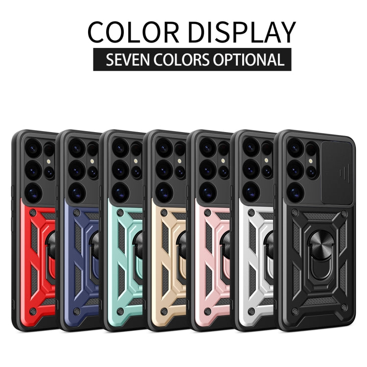For Samsung Galaxy S25 Ultra 5G Sliding Camera Cover Design TPU+PC Phone Case(Rose Gold) - Galaxy S25 Ultra 5G Cases by PMC Jewellery | Online Shopping South Africa | PMC Jewellery | Buy Now Pay Later Mobicred