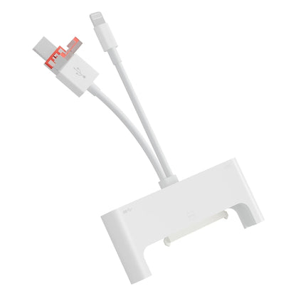 NK-1046TL Pro USB-C / Type-C, 8 Pin, USB to USB-C / Type-C, USB, SATA Interface Multi-function Adapter(White) - Converter & Adapter by PMC Jewellery | Online Shopping South Africa | PMC Jewellery | Buy Now Pay Later Mobicred