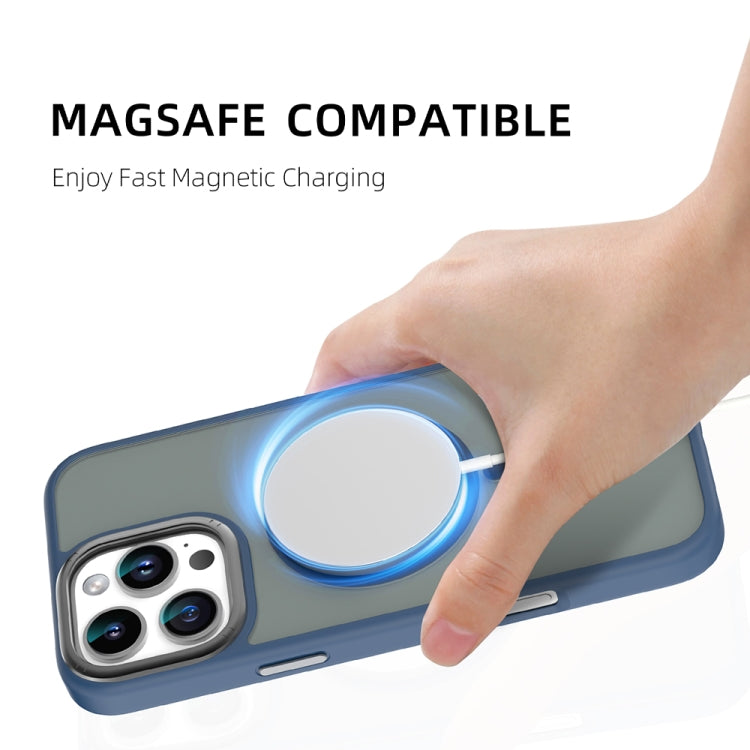 For iPhone 16 Pro Max Mutural Skin Feel Series Frosted MagSafe Magnetic Phone Case(Grey) - free shipping - PMC Jewellery - Order now!
