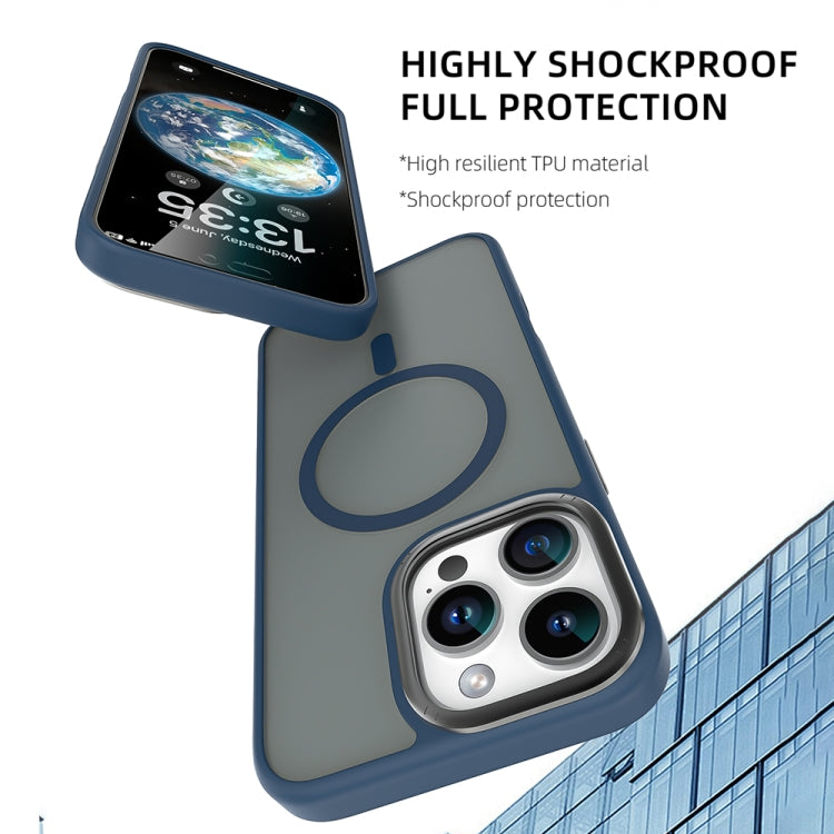 For iPhone 16 Pro Max Mutural Skin Feel Series Frosted MagSafe Magnetic Phone Case(Light Blue) - free shipping - PMC Jewellery - Order now!