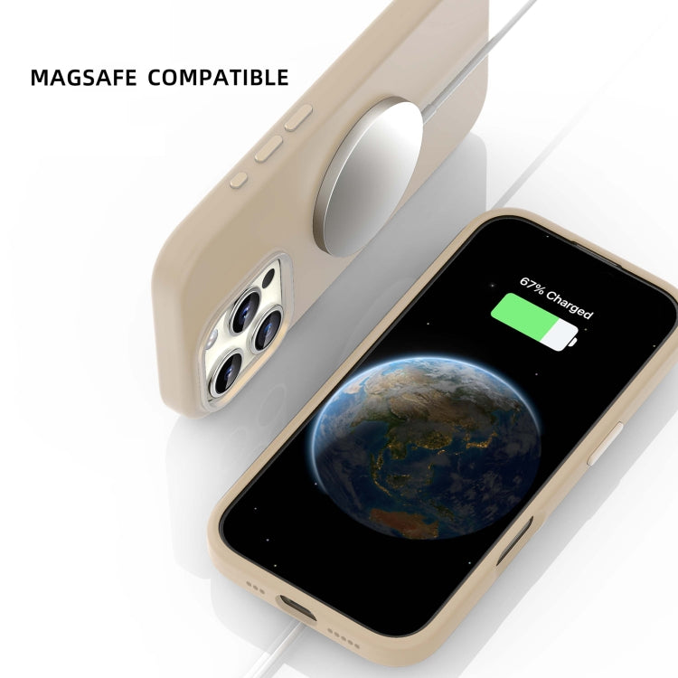 For iPhone 16 Pro Max Mutural Karen Series Liquid Silicone MagSafe Magnetic Phone Case(Black) - free shipping - PMC Jewellery - Order now!