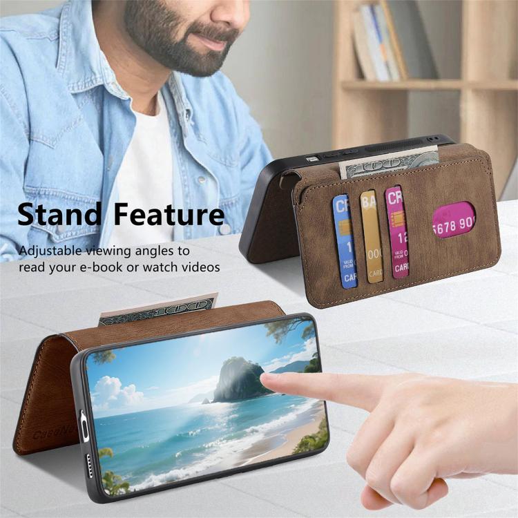 For Honor 400 Pro Global 160.8mm CaseNeo MagSafe RFID Anti-theft Retro Leather Phone Case(Brown) - free shipping - PMC TechLife - Order now!