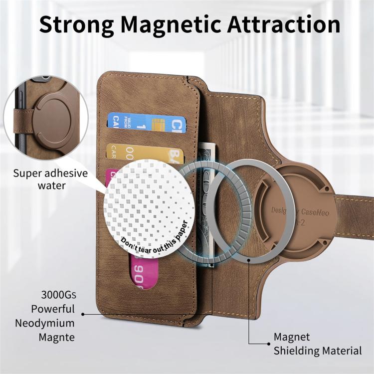 For Honor 400 Pro Global 160.8mm CaseNeo MagSafe RFID Anti-theft Retro Leather Phone Case(Brown) - free shipping - PMC TechLife - Order now!