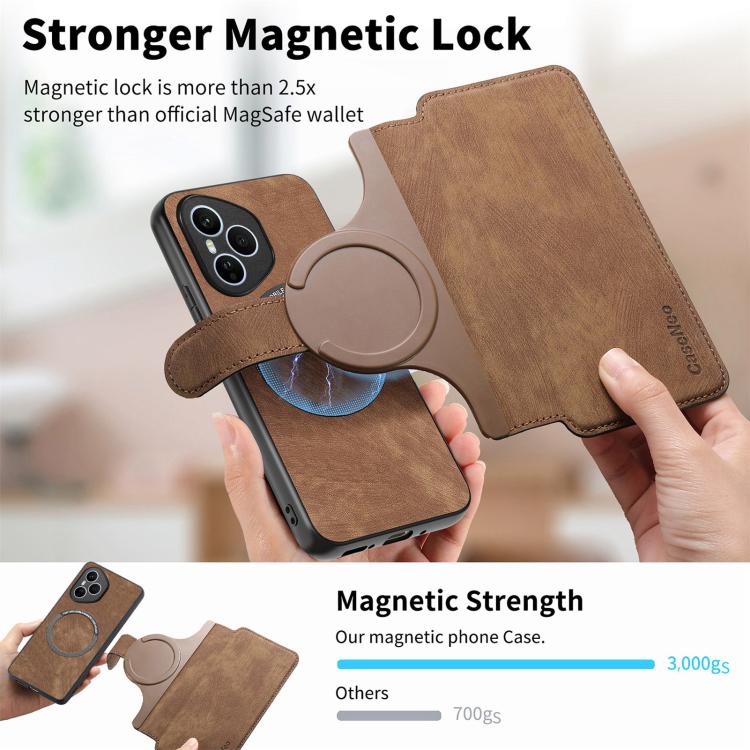 For Honor 400 Pro Global 160.8mm CaseNeo MagSafe RFID Anti-theft Retro Leather Phone Case(Brown) - free shipping - PMC TechLife - Order now!