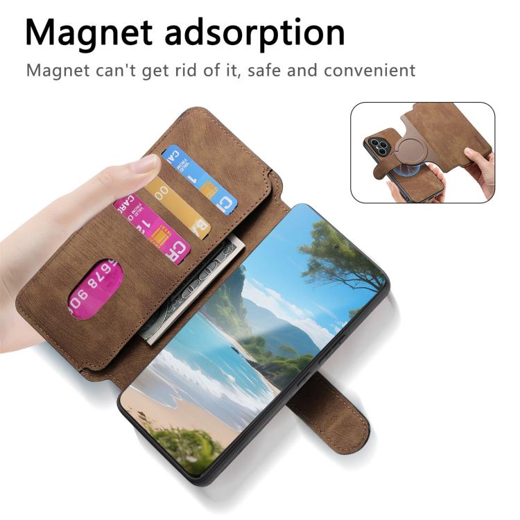 For Honor 400 Pro Global 160.8mm CaseNeo MagSafe RFID Anti-theft Retro Leather Phone Case(Brown) - free shipping - PMC TechLife - Order now!