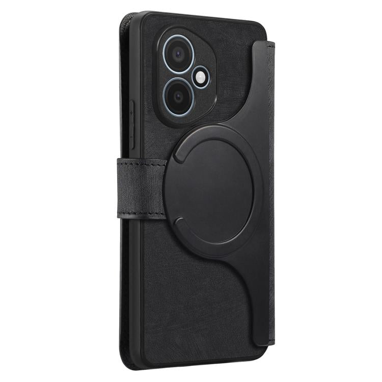For Honor 400 Global 156.5mm CaseNeo MagSafe RFID Anti-theft Retro Leather Phone Case(Black) - free shipping - PMC TechLife - Order now!