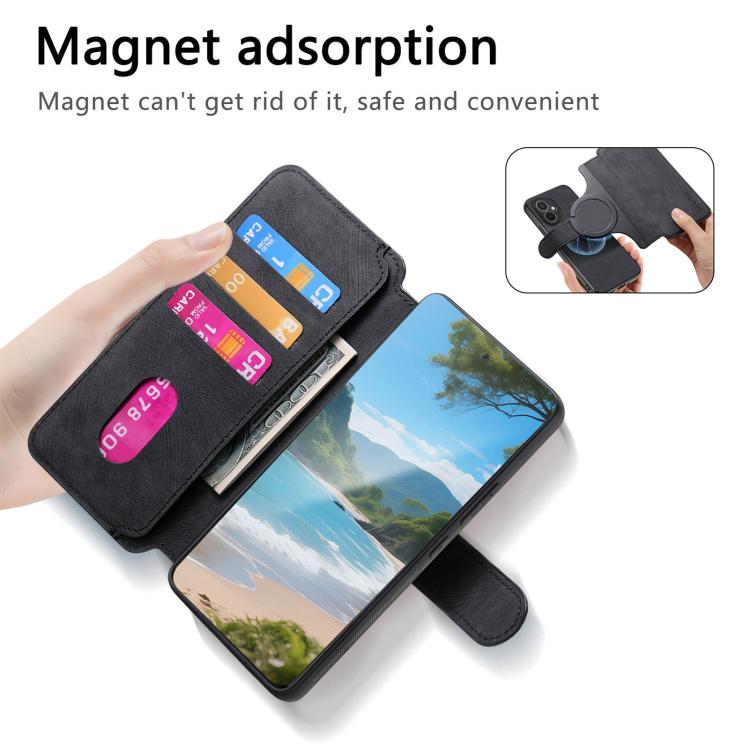 For Honor 400 Global 156.5mm CaseNeo MagSafe RFID Anti-theft Retro Leather Phone Case(Black) - free shipping - PMC TechLife - Order now!