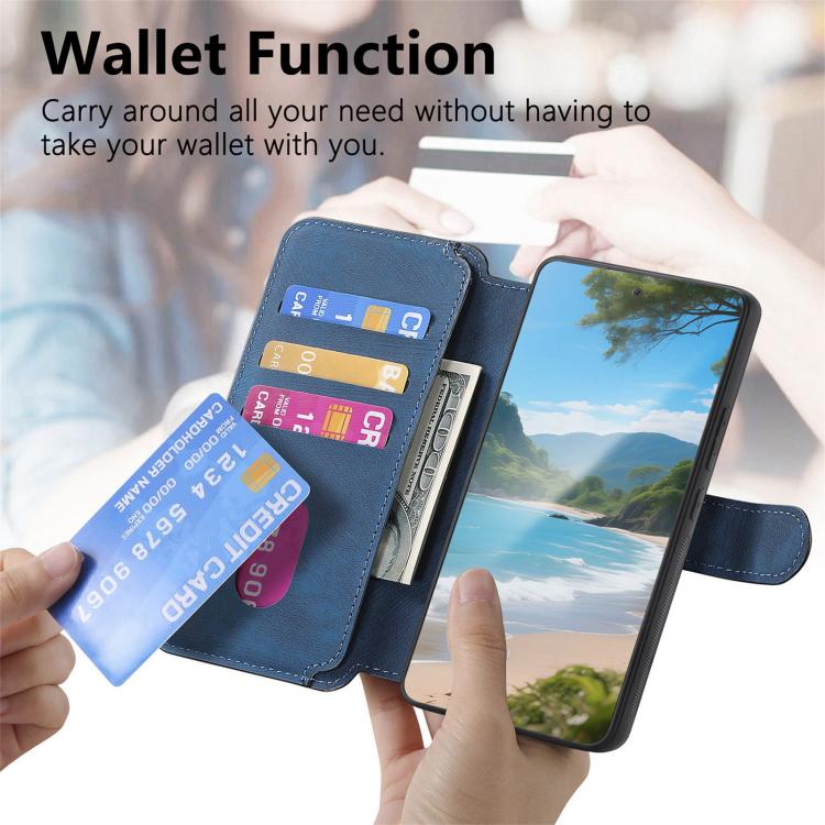 For Honor 400 Global 156.5mm CaseNeo MagSafe RFID Anti-theft Retro Leather Phone Case(Blue) - free shipping - PMC TechLife - Order now!