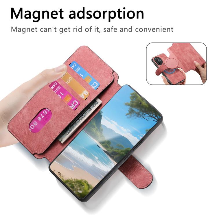 For Honor 400 Global 156.5mm CaseNeo MagSafe RFID Anti-theft Retro Leather Phone Case(Pink) - free shipping - PMC TechLife - Order now!