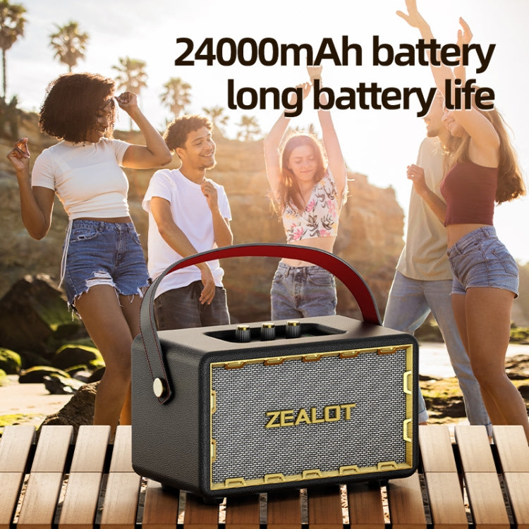 Zealot MT01 Retro Card Portable Wireless Bluetooth Speaker(White) - Desktop Speaker by ZEALOT | Online Shopping South Africa | PMC Jewellery | Buy Now Pay Later Mobicred