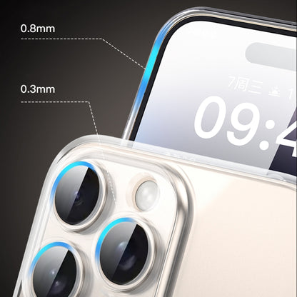 For iPhone 16 Pro Max TOTU PC-1 Soft Series Precision Lens Holes TPU Phone Case(Transparent) - iPhone 16 Pro Max Cases by TOTUDESIGN | Online Shopping South Africa | PMC Jewellery | Buy Now Pay Later Mobicred