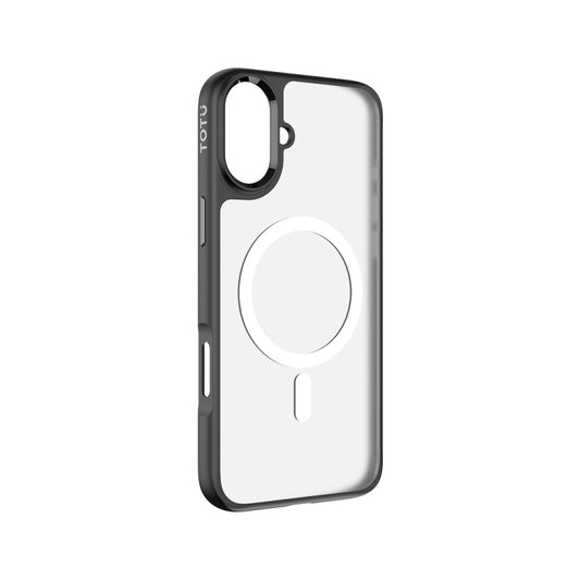 For iPhone 16 TOTU PC-7 Gold Shield Series Skin Feel MagSafe Magnetic Phone Case(White) - iPhone 16 Cases by TOTUDESIGN | Online Shopping South Africa | PMC Jewellery | Buy Now Pay Later Mobicred