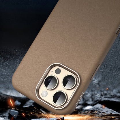 For iPhone 16 Pro Max TOTU PC-17 Mulsanne Series Plain Leather MagSafe Magnetic Phone Case(Black) - iPhone 16 Pro Max Cases by TOTUDESIGN | Online Shopping South Africa | PMC Jewellery | Buy Now Pay Later Mobicred